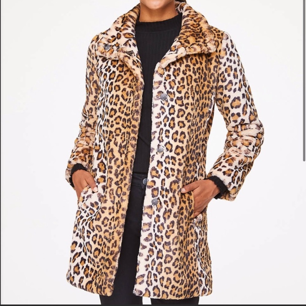 Loft Cheetah Jacket, Size M